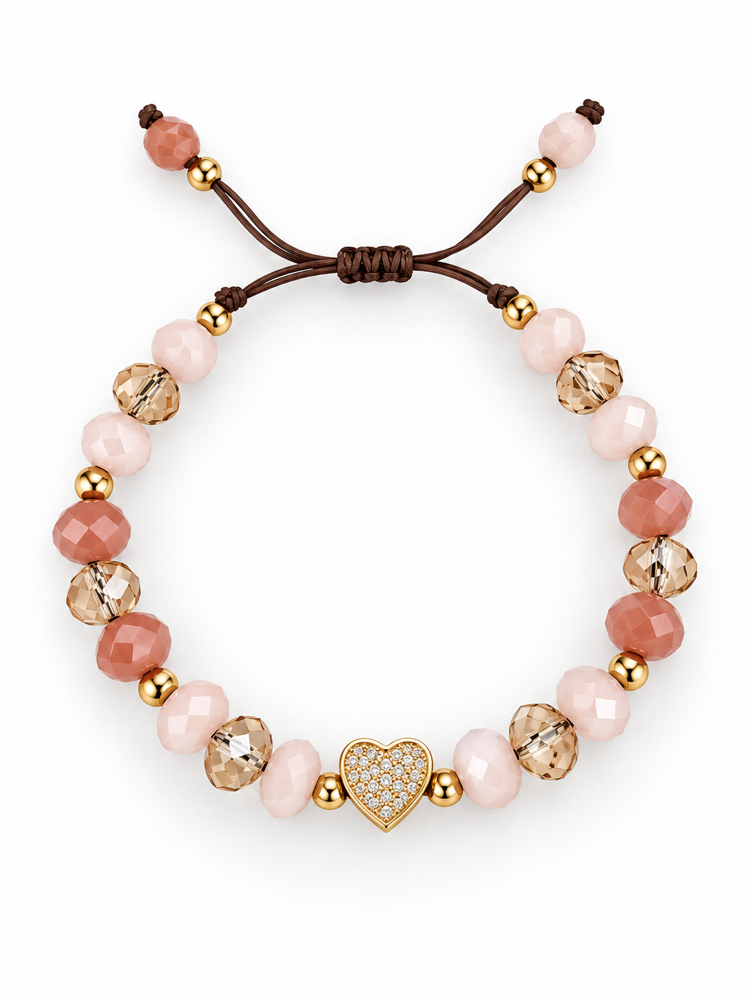 Mixed Stone & Crystal Charm Bracelets