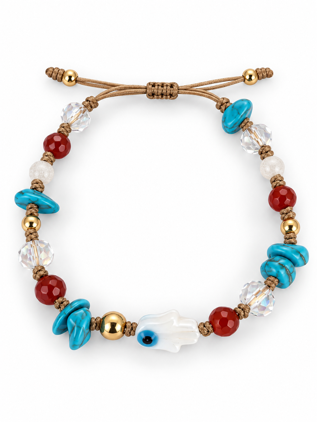 Mixed Stone & Crystal Charm Bracelets