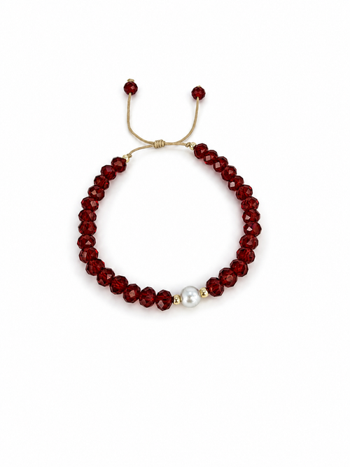 Crystal Charm Bracel