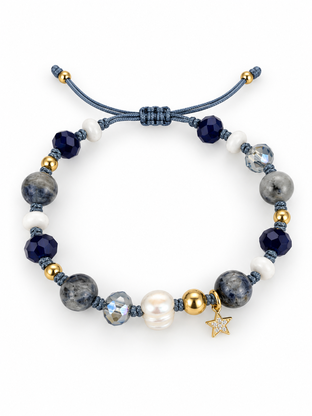 Mixed Stone & Crystal Charm Bracelets