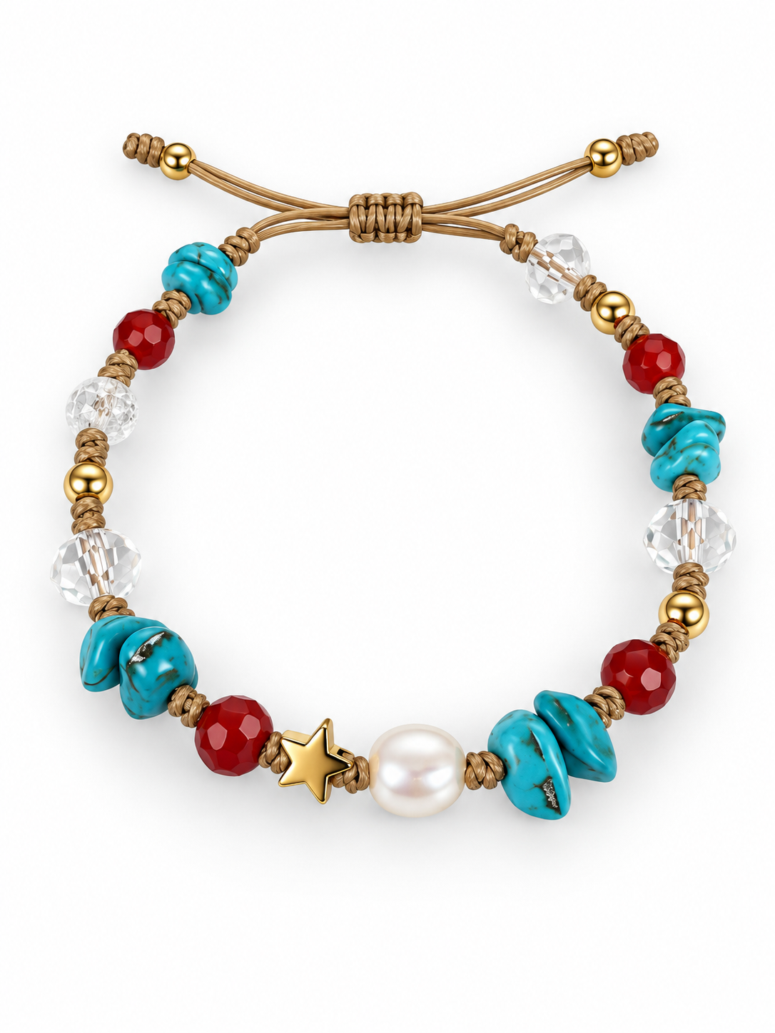 Mixed Stone & Crystal Charm Bracelets