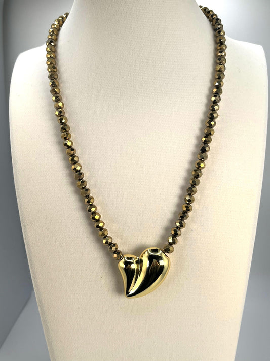 Necklace With Bronze Tones