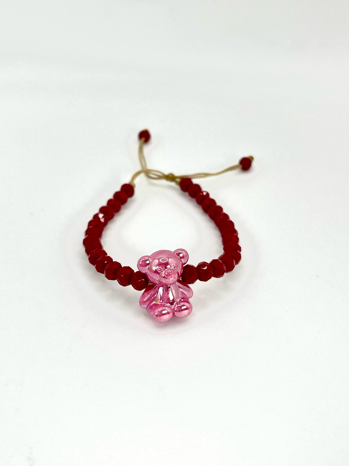 Teddy Bear Red Bracelet