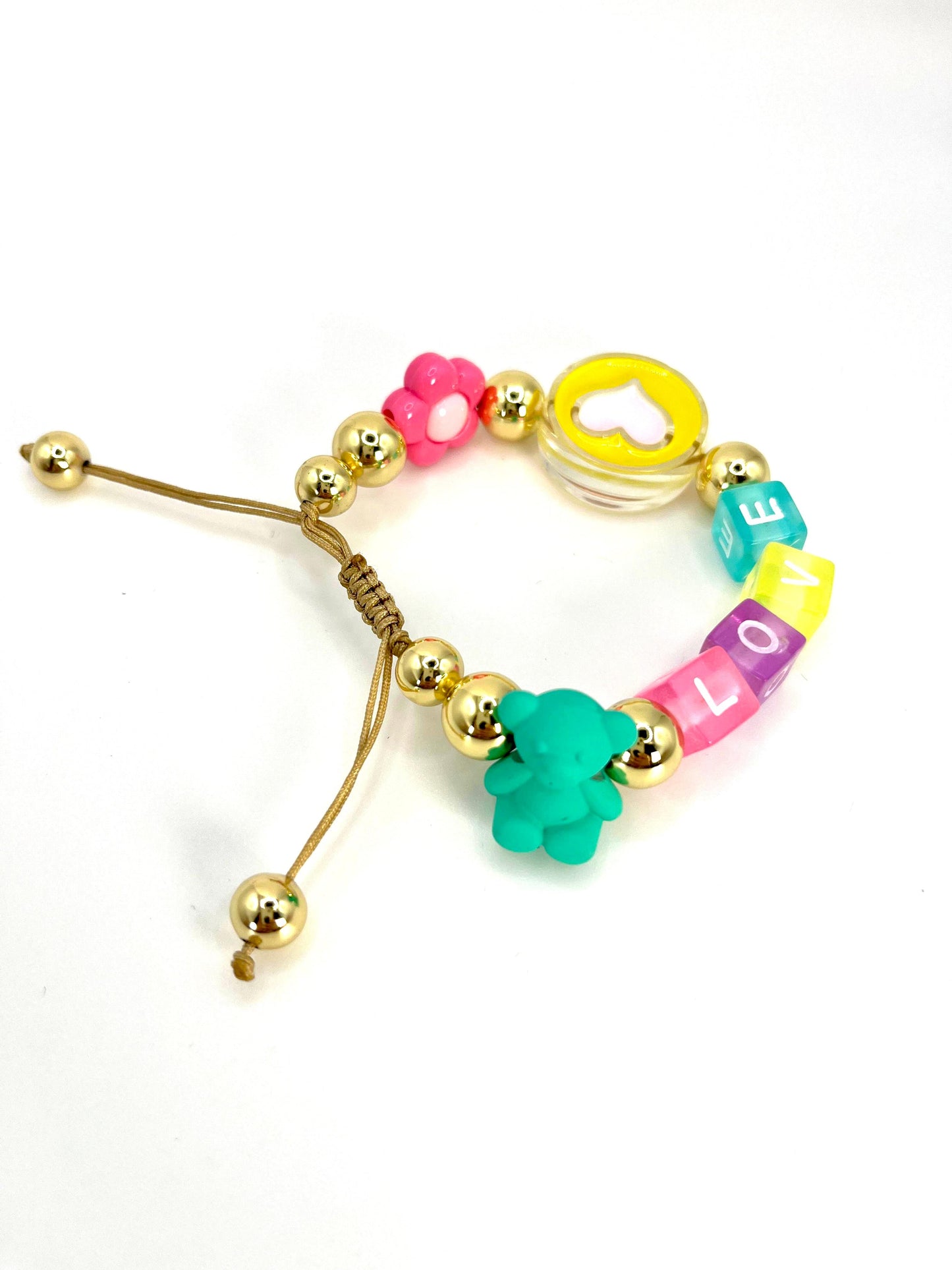 LOVE Teddy Bear Bracelet