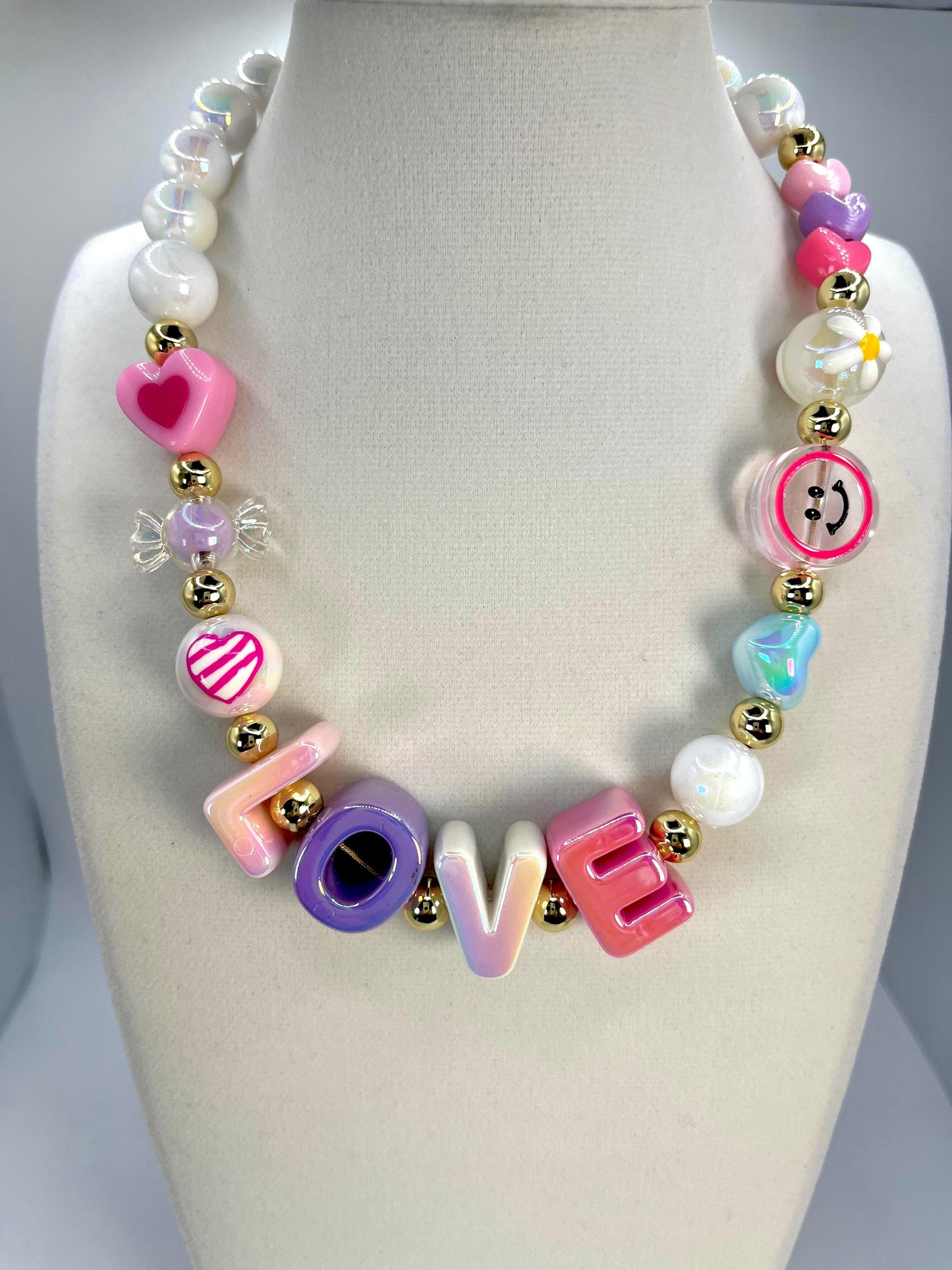 Pearls LOVE Necklace