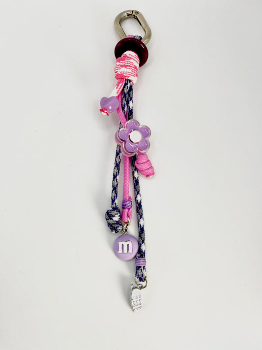 M & Flowers Keychain